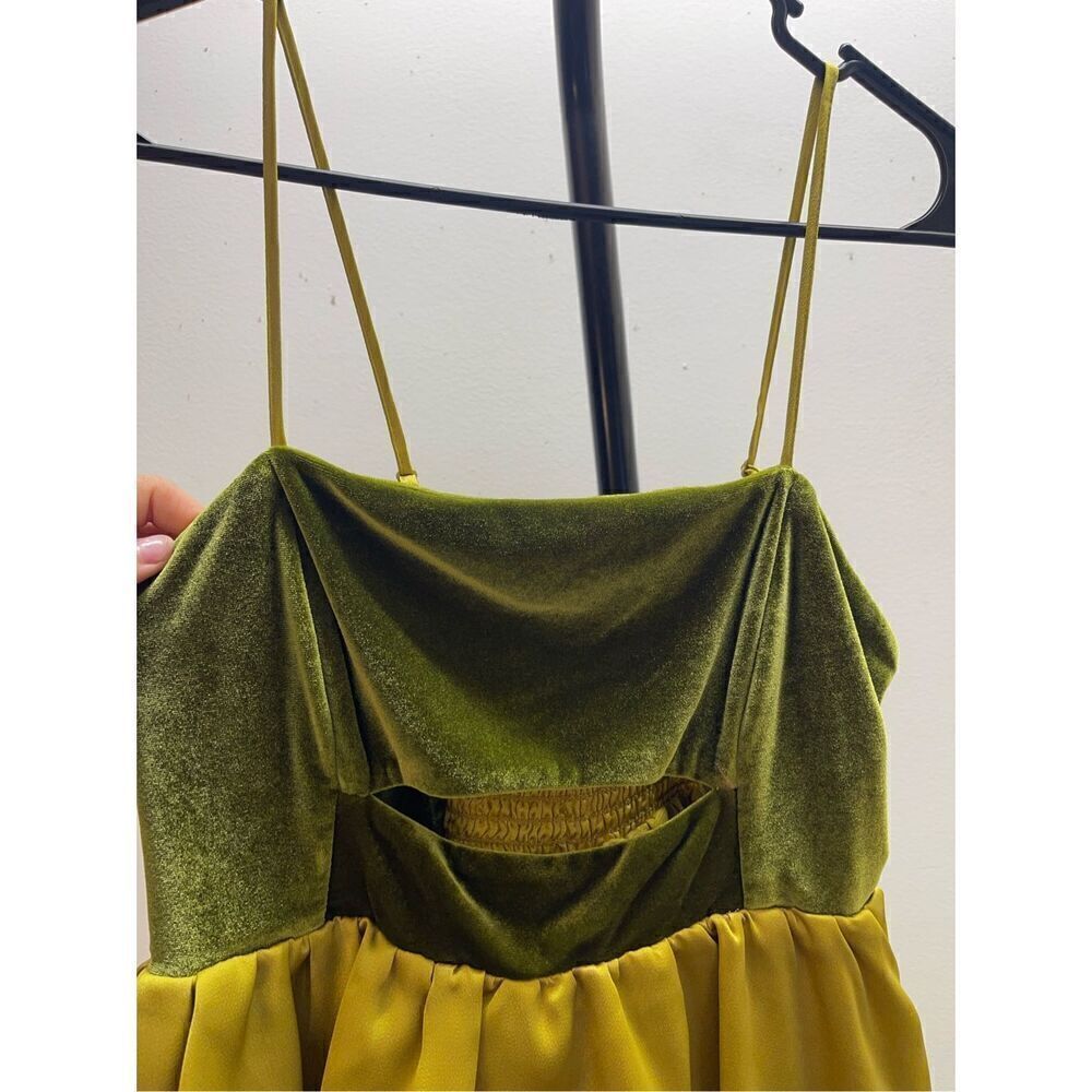 Du Paradis Mixed Media Mini Dress - Picture 3 of 3